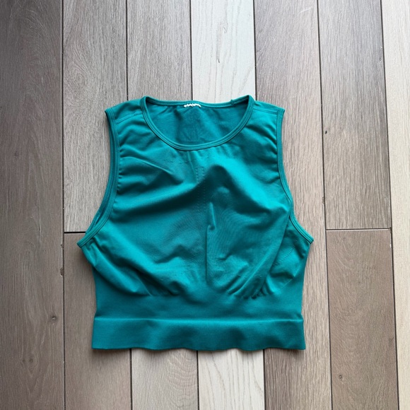 Gymshark Tops - Gymshark Turquoise Sleeveless Top